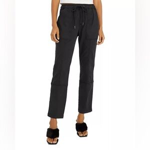 Sanctuary cross country twill drawstring pants black